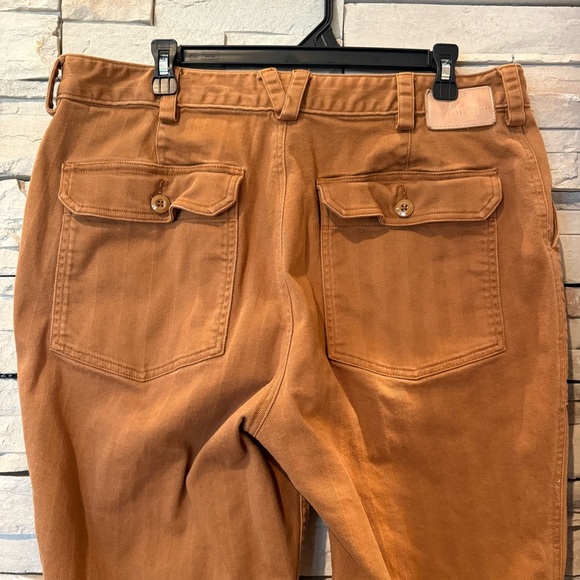 Duluth Trading Co. Women's Size 16 Tan Brown 4 Pocket Pant Straight Leg Cotton - Picture 8 of 12